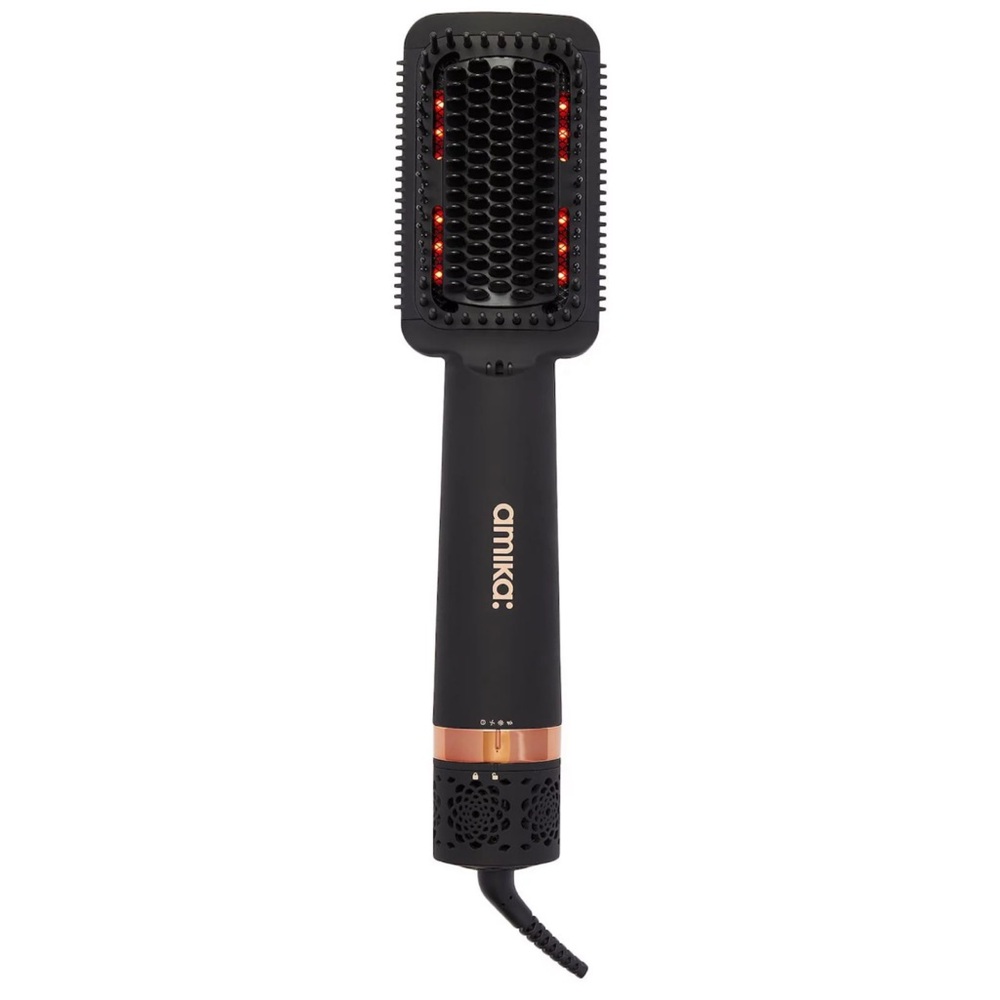 NEW double agent 2-in-1 blow dryer + straightening brush